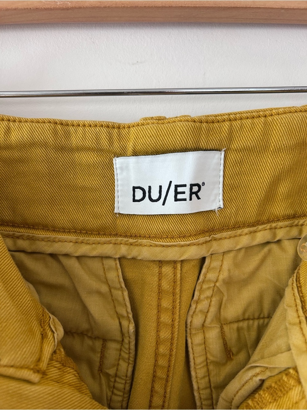 DU/ER LUXTWILL HIGH RISE TROUSER | Mustard | 26/26 - Picture 5 of 11